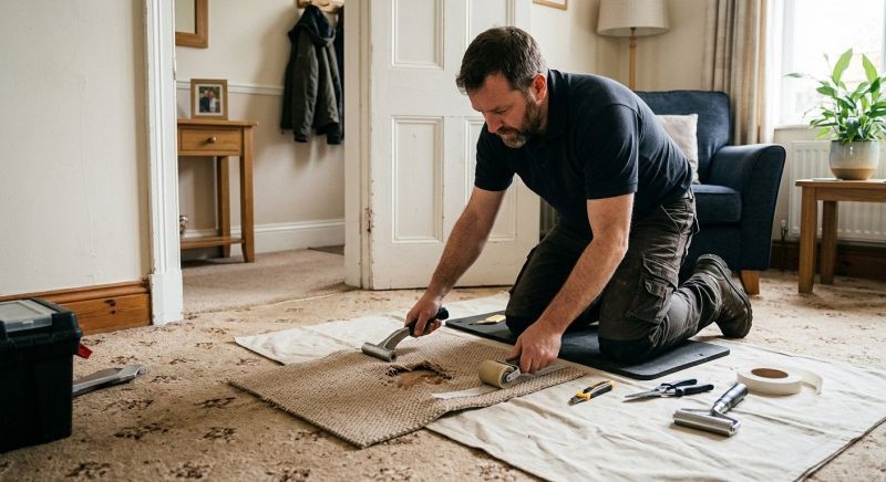 Stair Carpet Repair in Alpharetta, GA