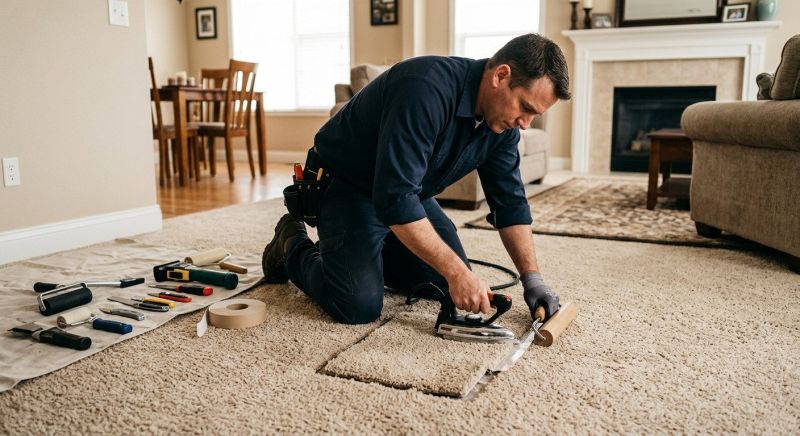 Stair Carpet Repair in Kansas City, KS