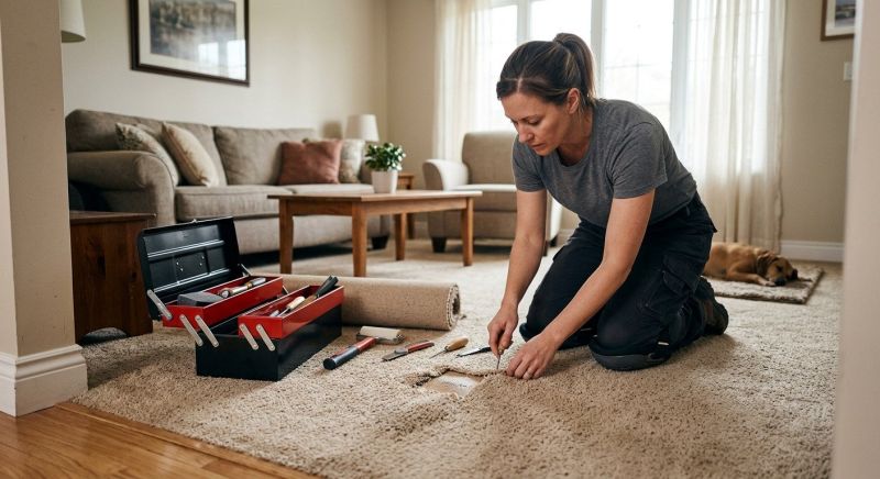 Stair Carpet Repair in Kansas City, KS