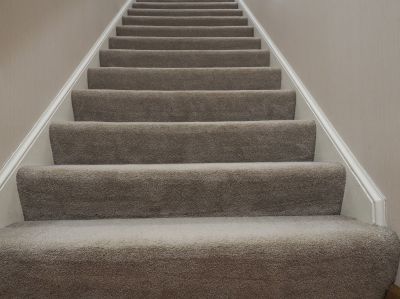 New Carpet Installed on Stairs